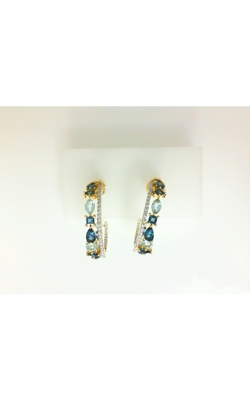 Sloane Street  Earring SS-H003I-LB-BTSK-WDCB-Y