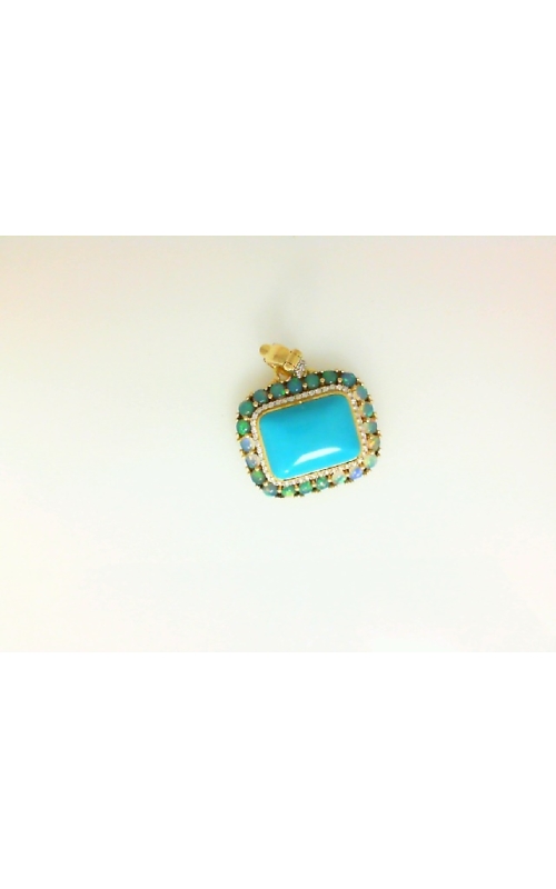 Sloane Street  Necklace SS-P013F-TQ-CO-WDCB-Y